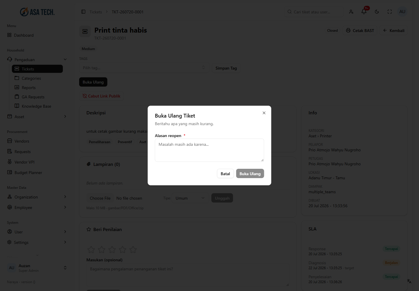 Buka Ulang Tiket