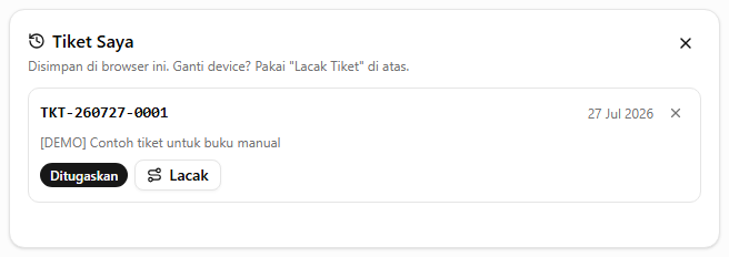 Widget Tiket Saya